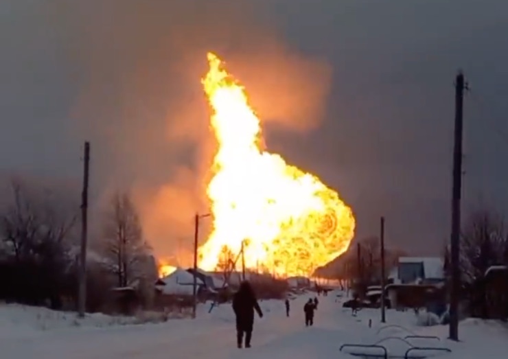 gasdotto esplosione Russia 