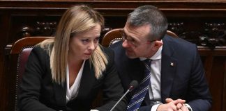 Giorgia Meloni alla camera