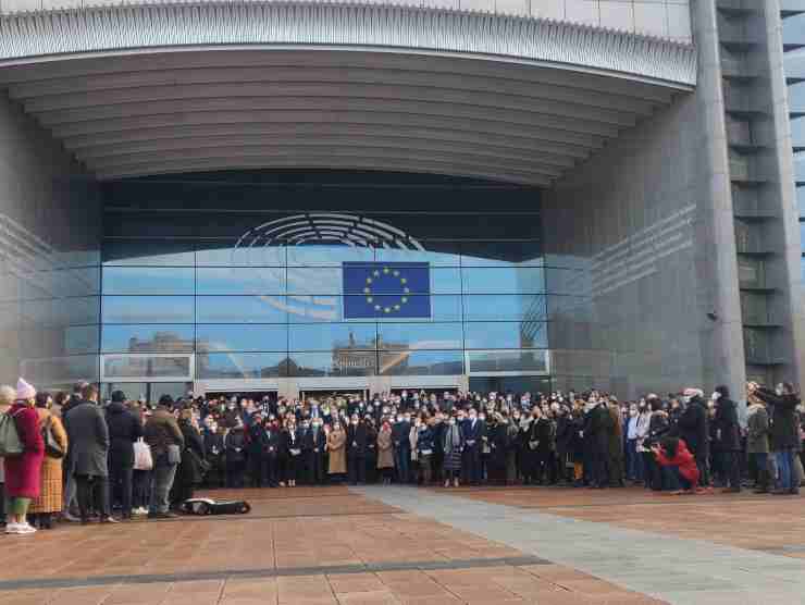 Sospetta corruzione al Parlamento Europeo, foto Ansa