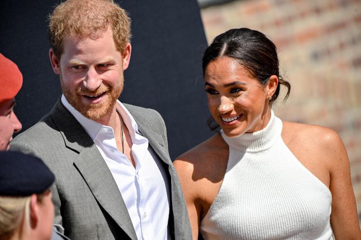 Harry e la moglie Meghan Markle 