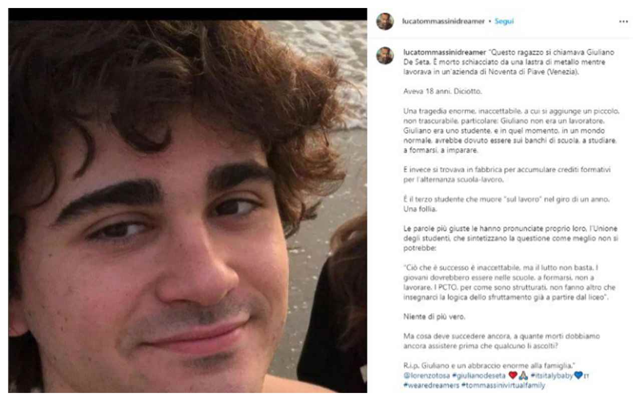 giuliano de seta morto indignazione papà