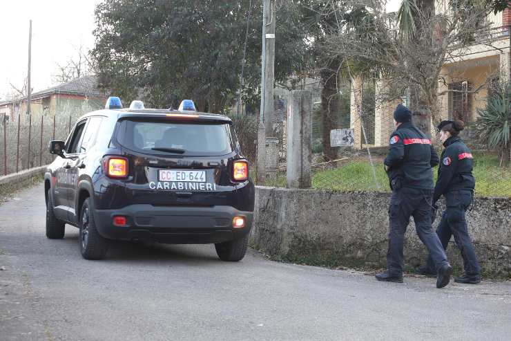 Carabinieri indagini delitto Bricca 