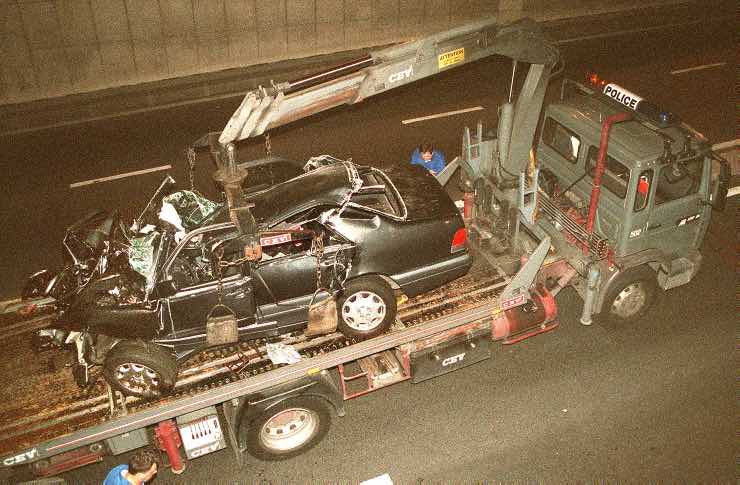 Lady Diana incidente Parigi agosto 1997 