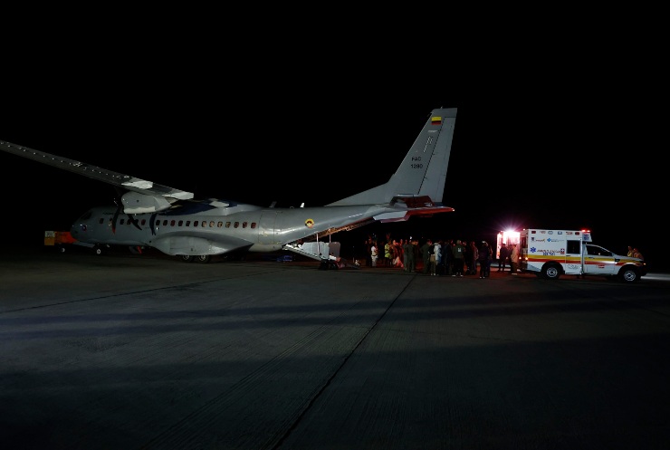 Aereo Colombia salvataggio bambini 