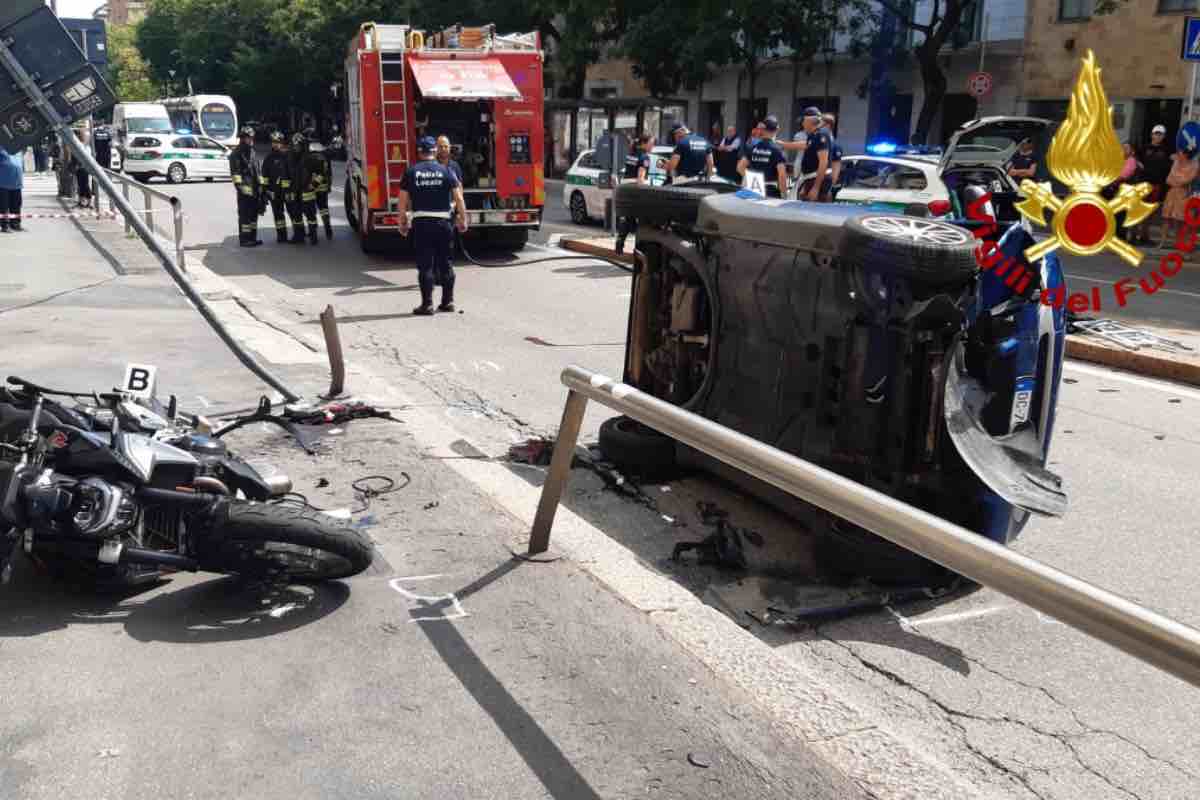 Milano incidente