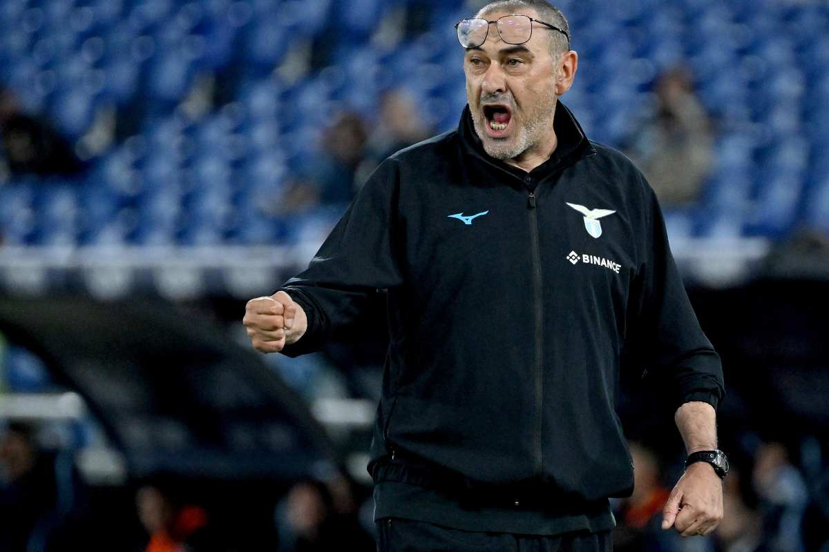 Lazio in ritardo, Sarri è una furia