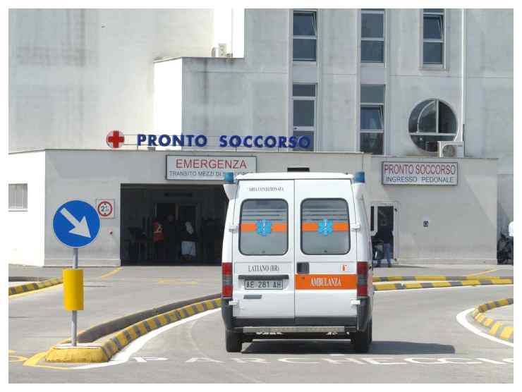 lite familiare ospedale