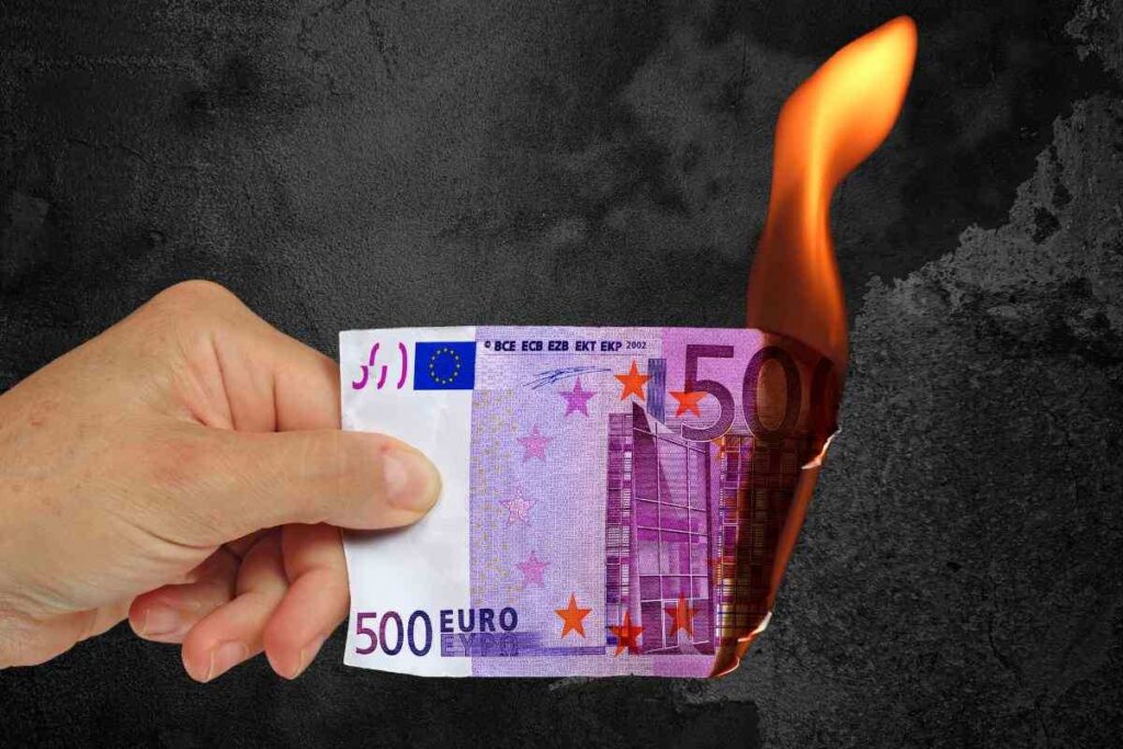 500 euro bruciano