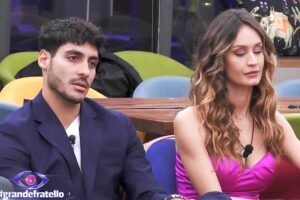 Helena Prestes e Javier Martines nella casa del Grande Fratello
