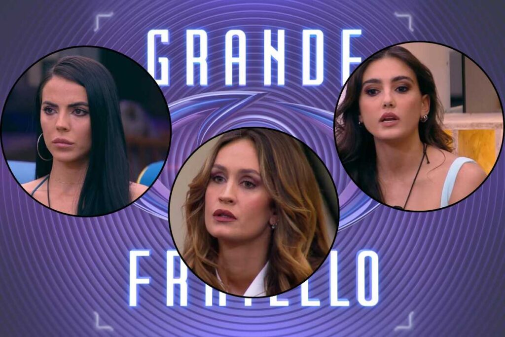 Shaila Gatta, Helena Prestes e Zeudi Di Palma al Grande Fratello
