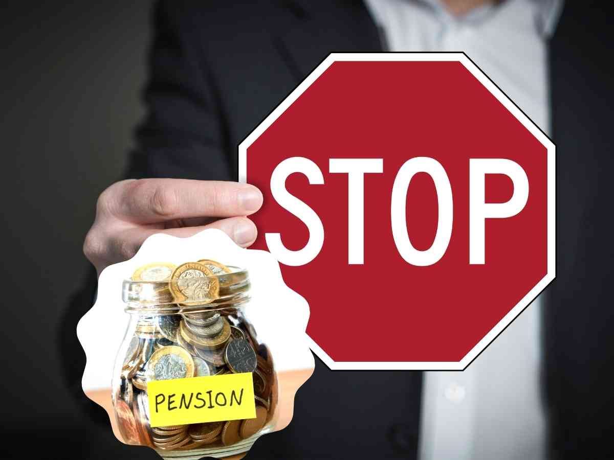 blocco pensione