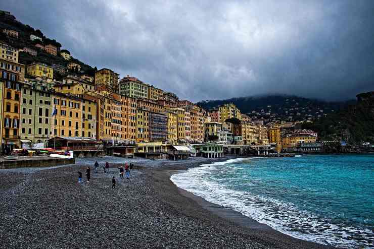 Tempo autunnale in spiaggia