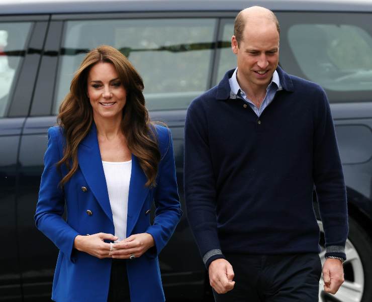William e Kate in abiti casual