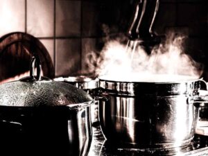 pentole utilizzate in cucina