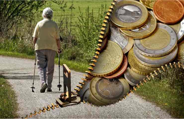 Pensione e donna