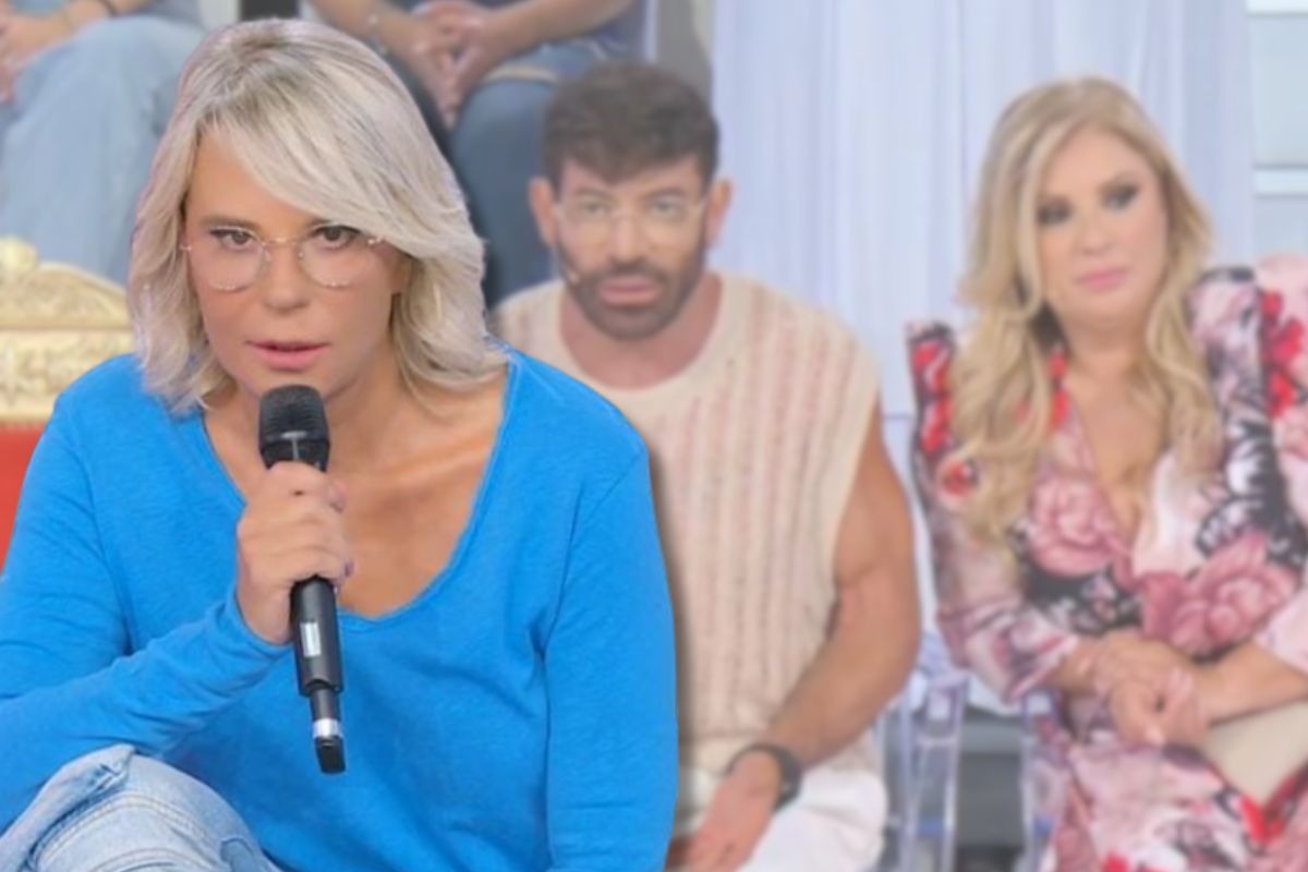 Maria De Filippi, Gianni Sperti e Tina Cipollari a Uomini e Donne