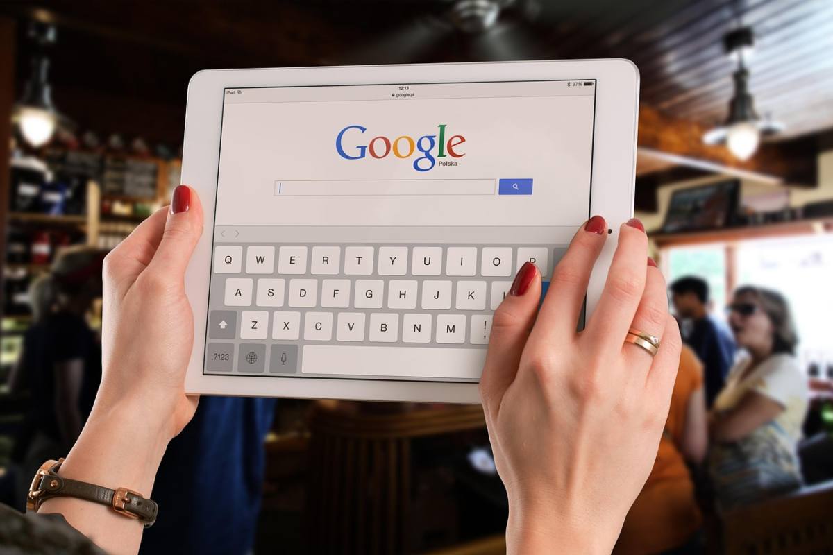 Schermata Google su Ipad