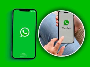 Logo Whatsapp e notifica sul telefono