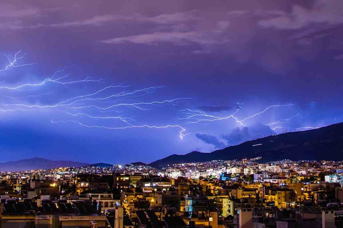 Fulmini temporale