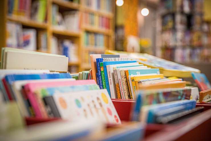 Libri in una libreria