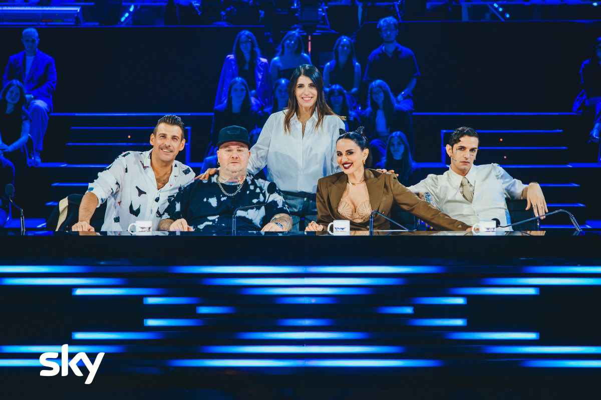 Giorgia e il tavolo dei giudici di X Factor 2025