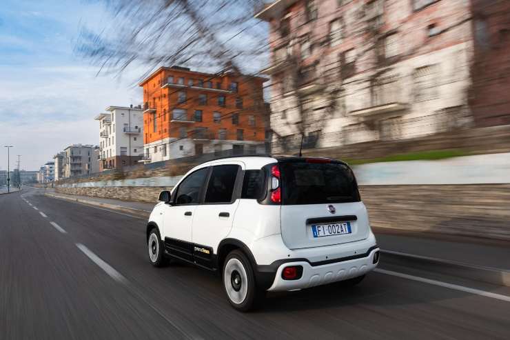 fiat panda in marcia